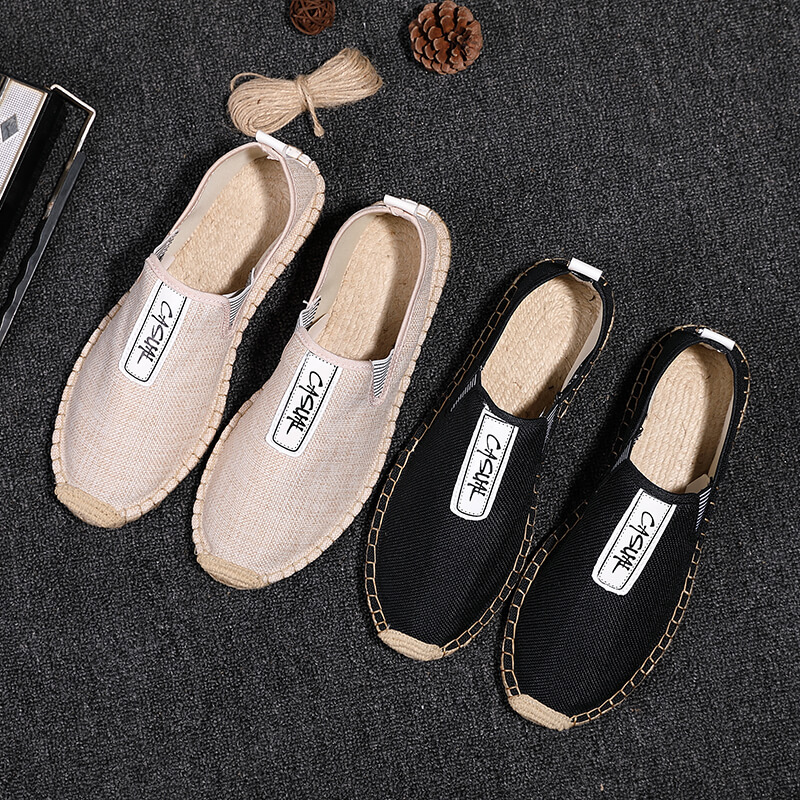 Espadrille Slip On - Scarpe Casual da Uomo in Lino,